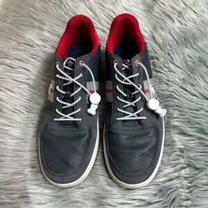 Original Penguin Charcoal and Crimson Sneakers